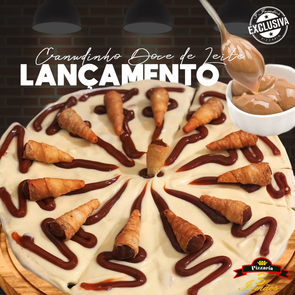 Pizza Canudinho Doce de Leite